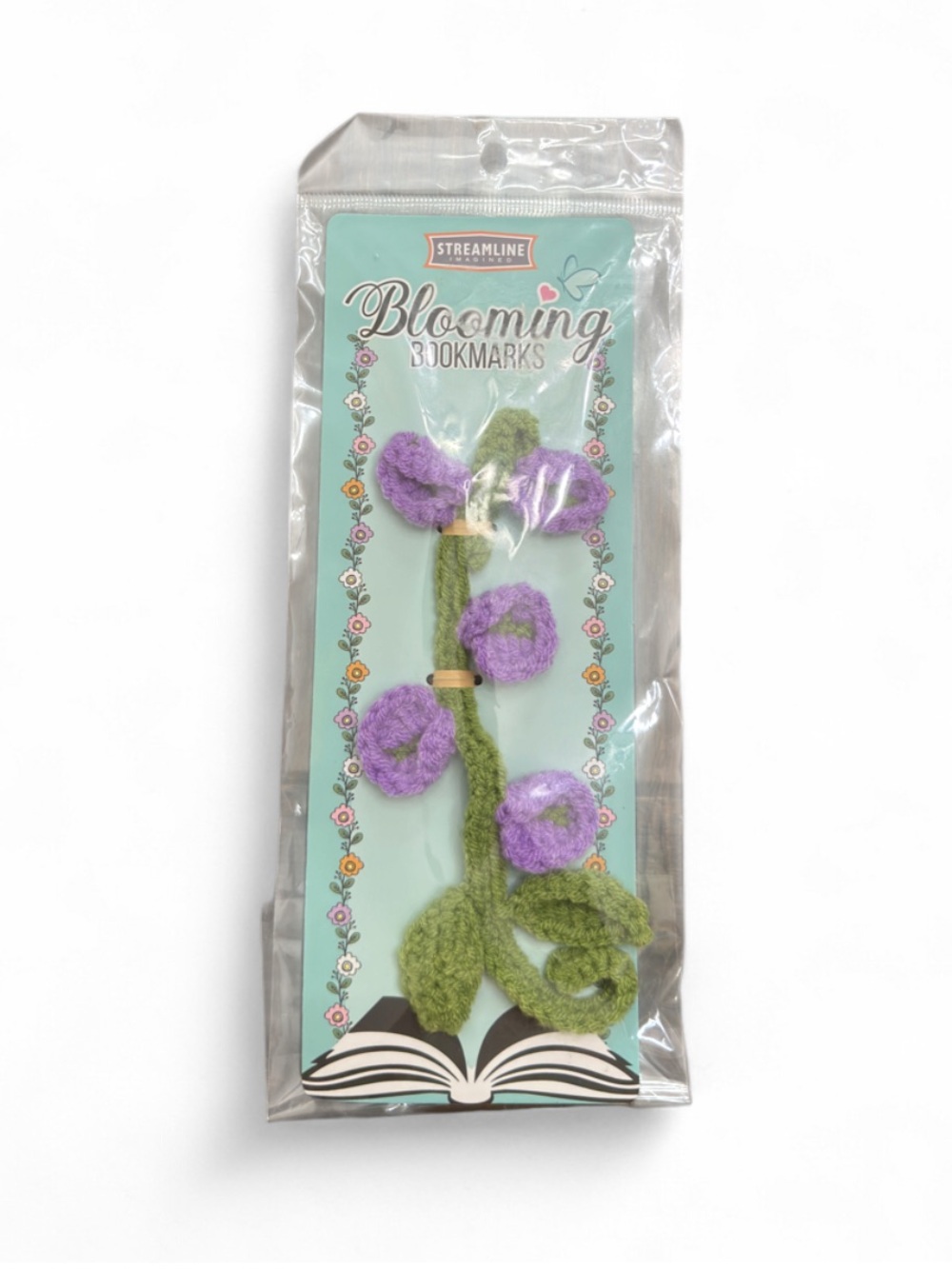 Handmade Flower-Shaped Crochet Blooming Bookmark